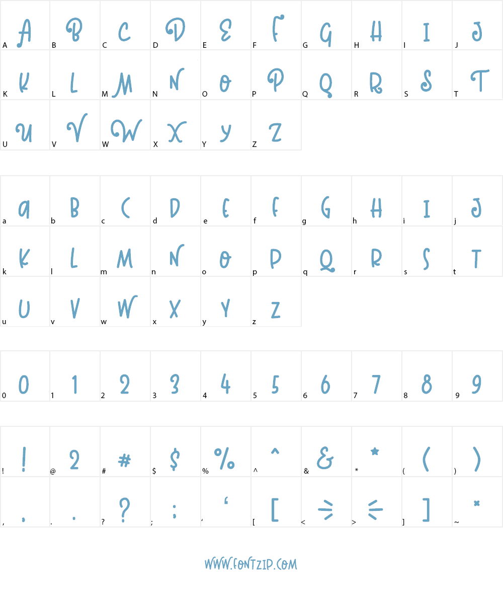 Kinglet Playful Font Character